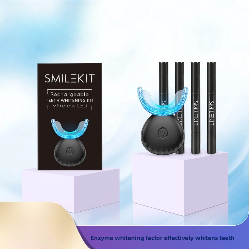 Teeth Whitening At Home Kit - Kit de blanqueamiento dental con carga