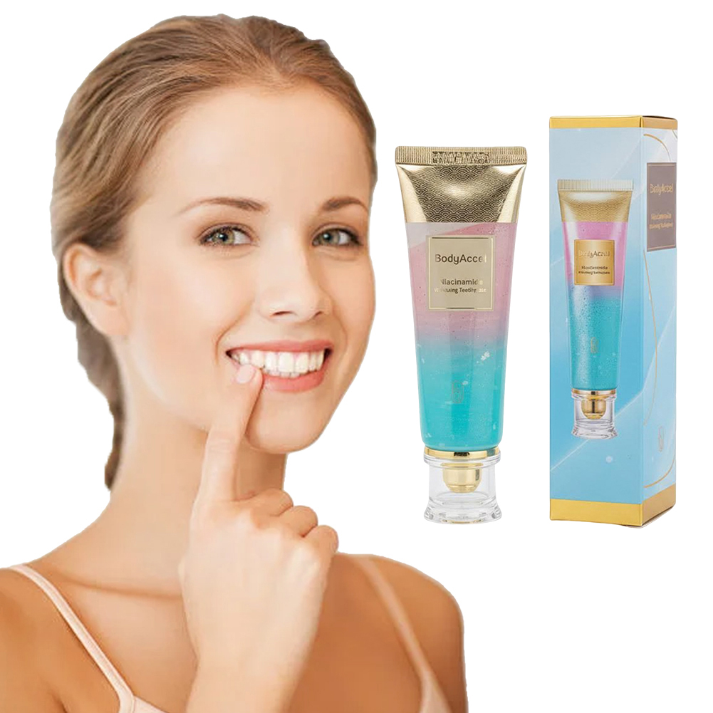 Teeth Whitening Toothpaste - Pasta Dental Blanqueadora con Niacinamida 100G,