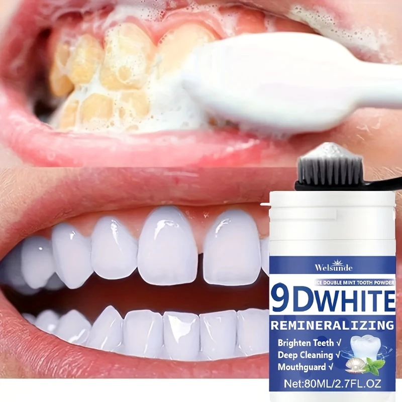 Teeth Paint Whitening - Polvo Dental Remineralizante de Hidroxiapatita 9D