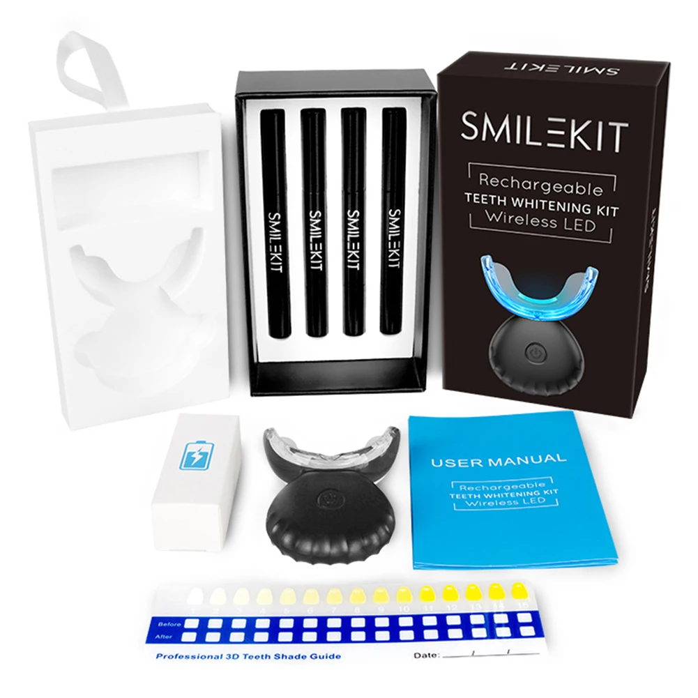 Teeth Whitening With Trays - Kit de blanqueamiento Dental Mini 16