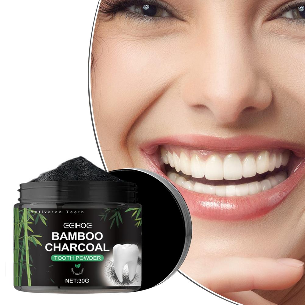 Teeth Whitening Charcoal - Polvo Blanqueador de Dientes, Polvo de