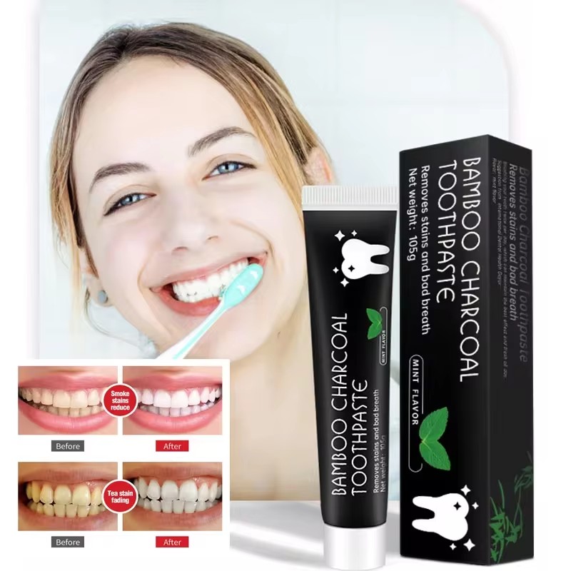 Teeth Whitening Charcoal - Pasta Dental Blanqueadora de Carbón de