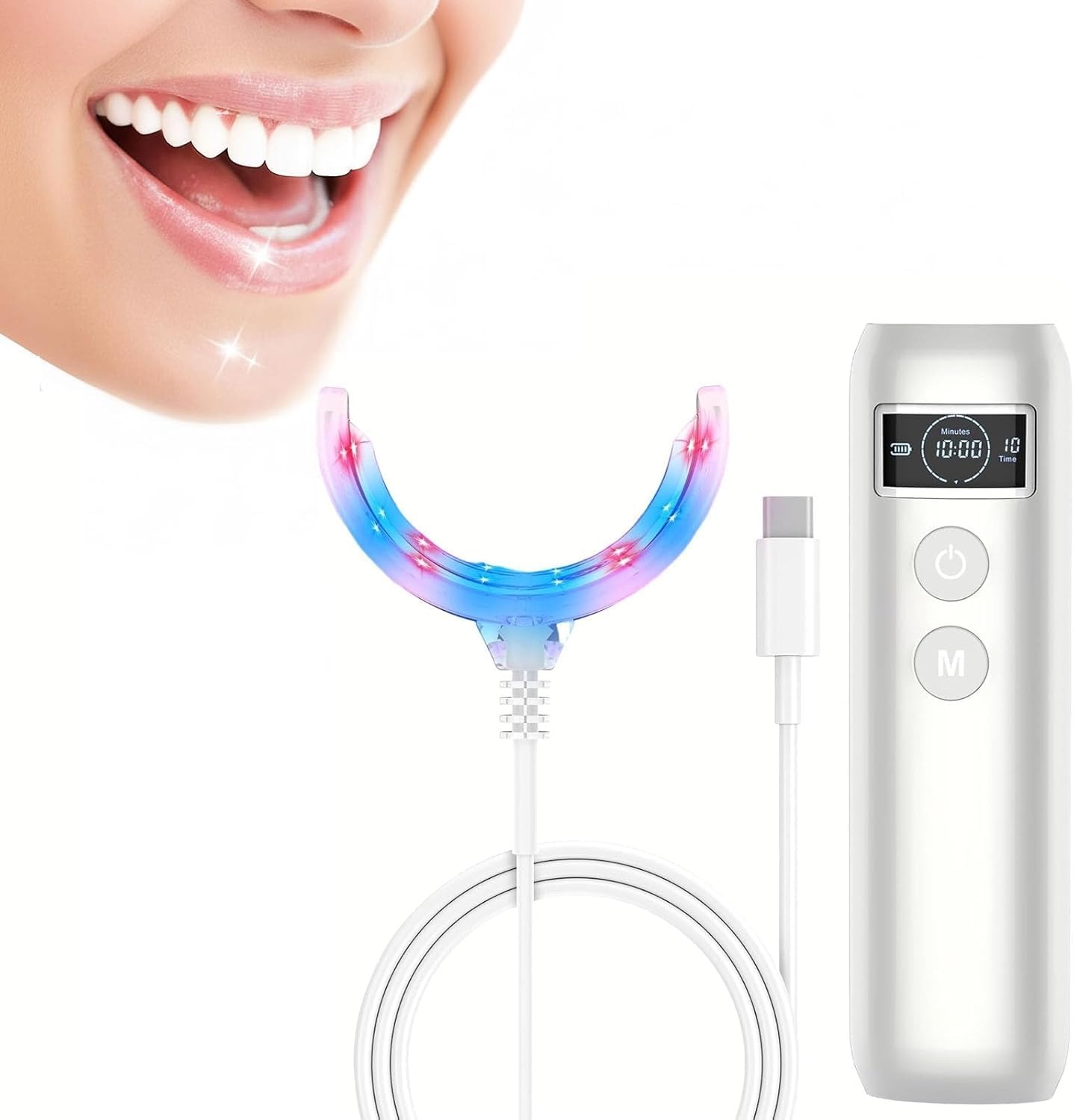 Teeth Whitening With Trays - Lámpara Aceleradora de Blanqueamiento Dental con