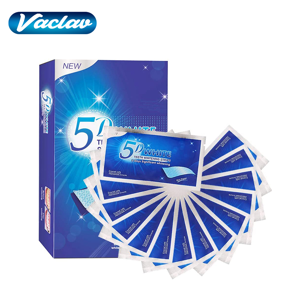 Whitening Mouthwash - Tiras Blanqueadoras de Dientes 5D, Gel