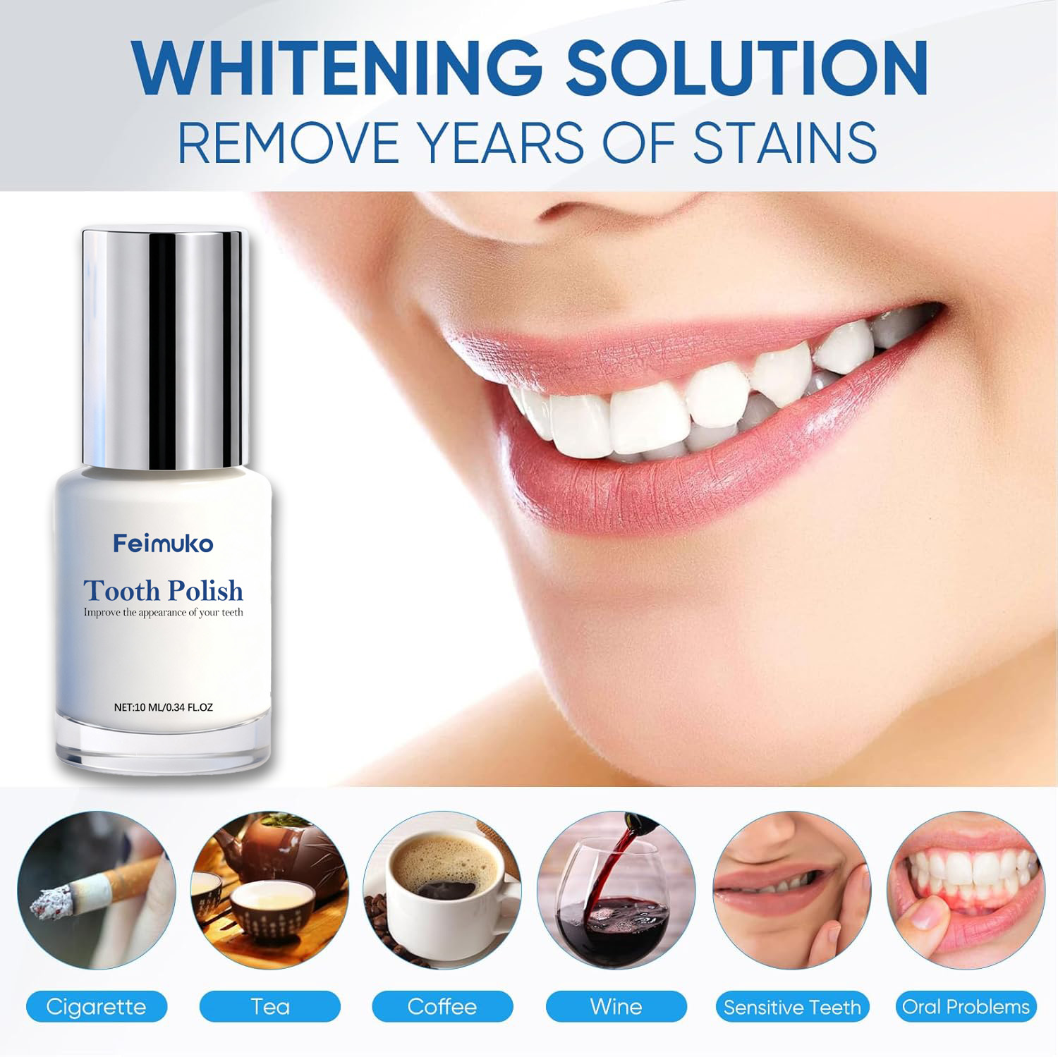 Pintura blanqueadora de diente - Teeth Paint Whitening reseña y precio