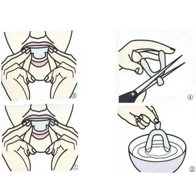 1/3/6 pares de protectores buc - Teeth Whitening With Trays reseña y precio