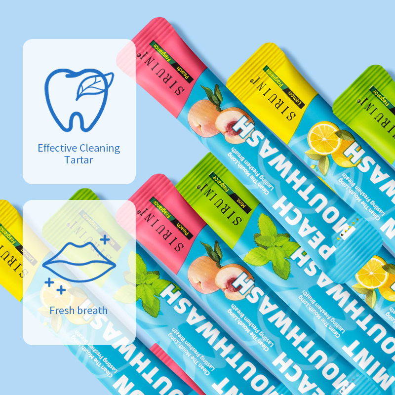 Enjuague bucal desechable, 20  - Whitening Mouthwash reseña y precio
