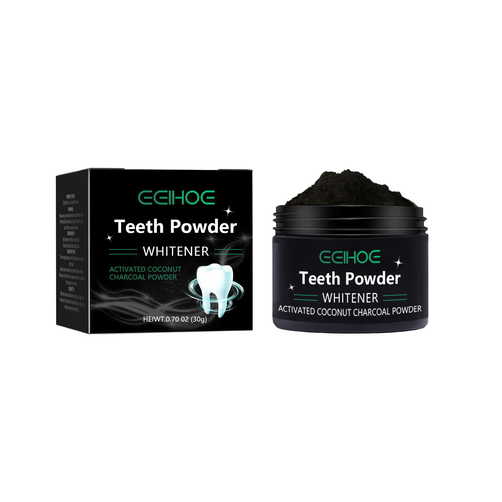 EELHOE-polvo de carbón para pr - Teeth Whitening Charcoal reseña y precio