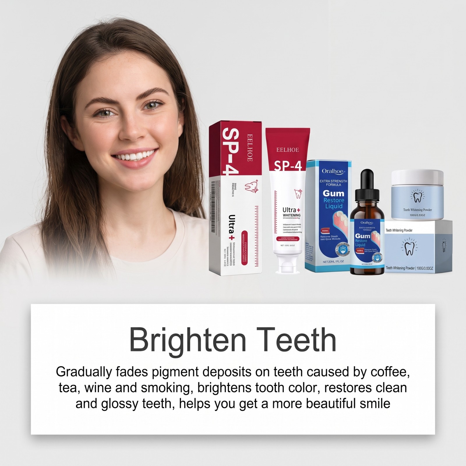 Set de Cuidado Bucal, Pasta De - Whitening Mouthwash reseña y precio