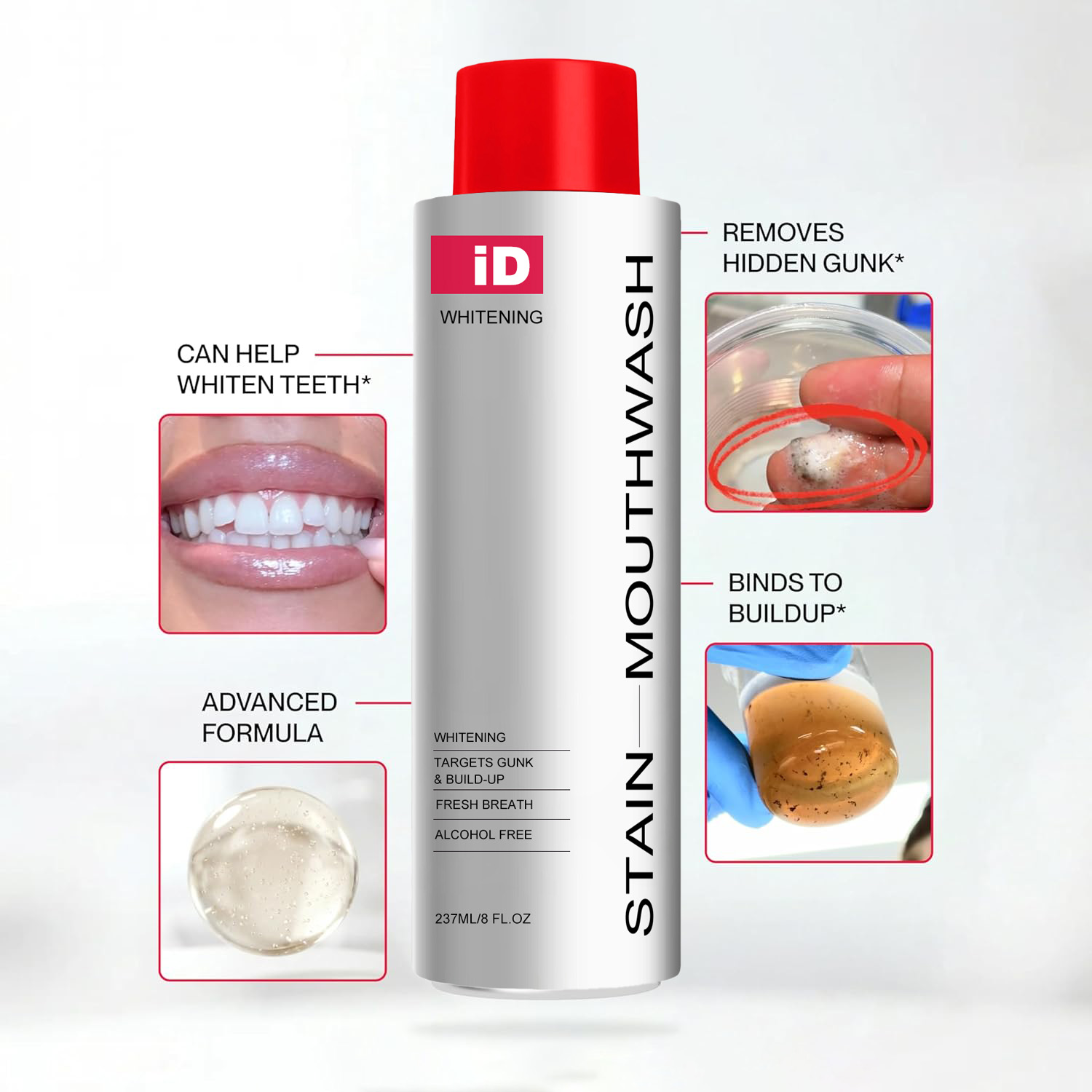Nuevo Enjuague Bucal Blanquead - Whitening Mouthwash reseña y precio