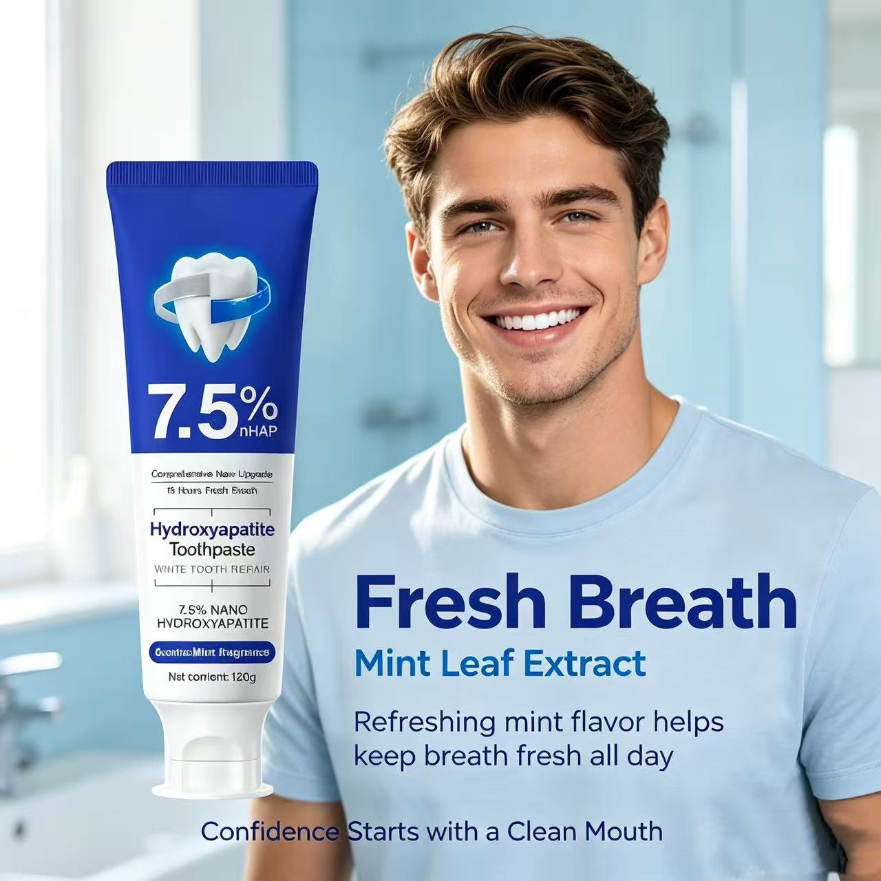 Pasta Dental con 7.5% de Nano  - Teeth Whitening Toothpaste reseña y precio