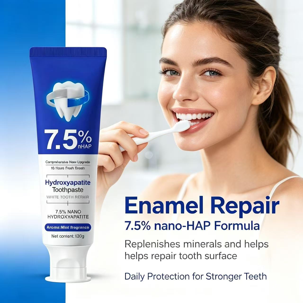 Pasta Dental con 7.5% de Nano  - Teeth Whitening Toothpaste reseña y precio