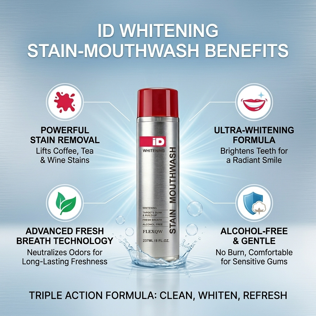 Enjuague Bucal Blanqueador His - Whitening Mouthwash reseña y precio