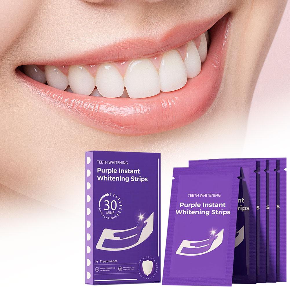 14/28/42PCS V34 Tiras Blanquea - Teeth Whitening At Home Kit reseña y precio