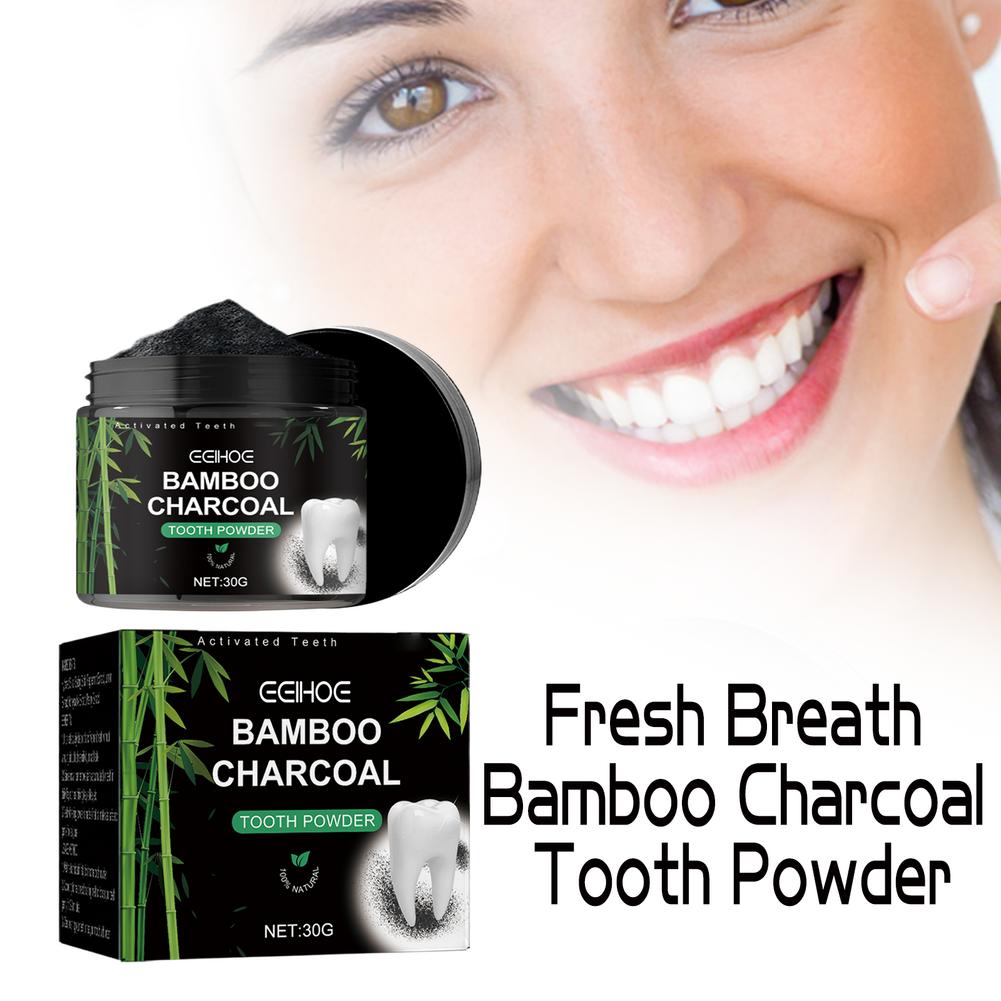 Polvo Blanqueador de Dientes,  - Teeth Whitening Charcoal reseña y precio