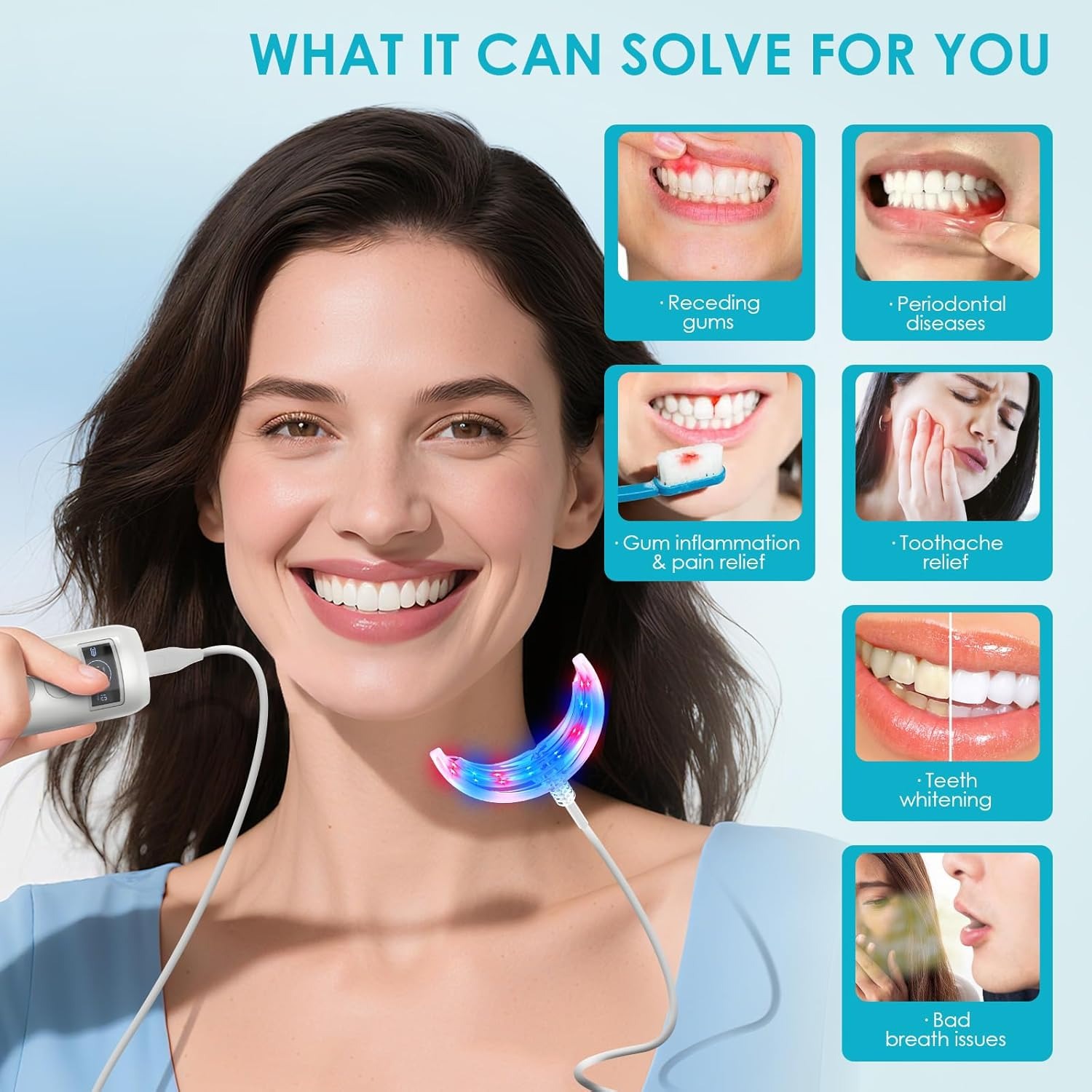 Lámpara Aceleradora de Blanque - Teeth Whitening With Trays reseña y precio