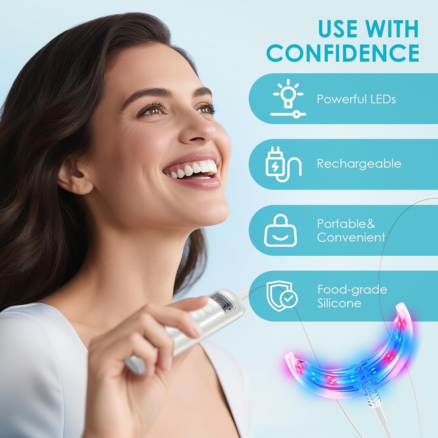 Lámpara Aceleradora de Blanque - Teeth Whitening With Trays reseña y precio