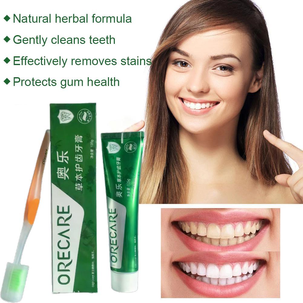 Pasta Dental Herbal con Sabor  - Teeth Whitening Toothpaste reseña y precio