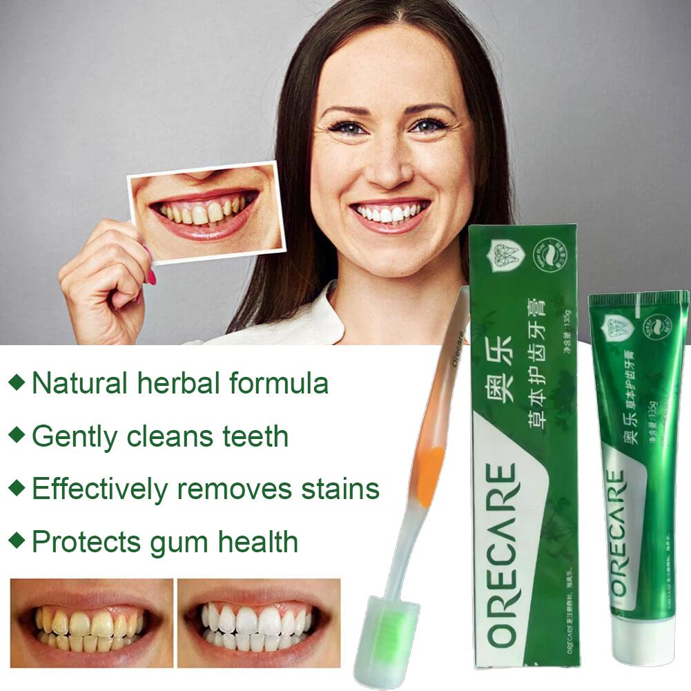 Pasta Dental Herbal con Sabor  - Teeth Whitening Toothpaste reseña y precio