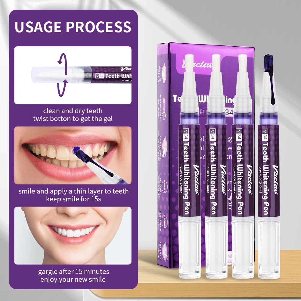 Vaclav V34 Bolígrafo de gel bl - Teeth Whitening Ai reseña y precio