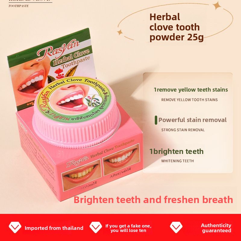 Polvo Dental Tailandés de Clav - Teeth Paint Whitening reseña y precio